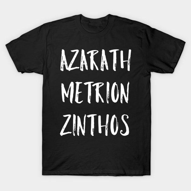 Azarath Metrion Zinthos T-Shirt by tcbromo